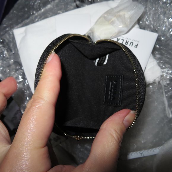 FURLA Rainbow Leather Keychain Zipped Coin Purse - Picture 7 of 8